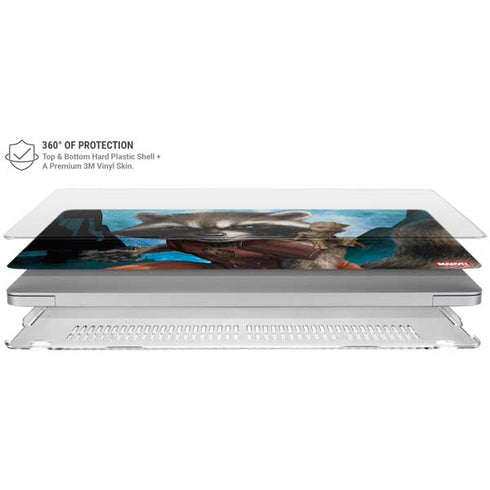 Marvel Rocket and Baby Groot Cosmic Bond MacBook Air 15in (2023-2025) Case plus Skin